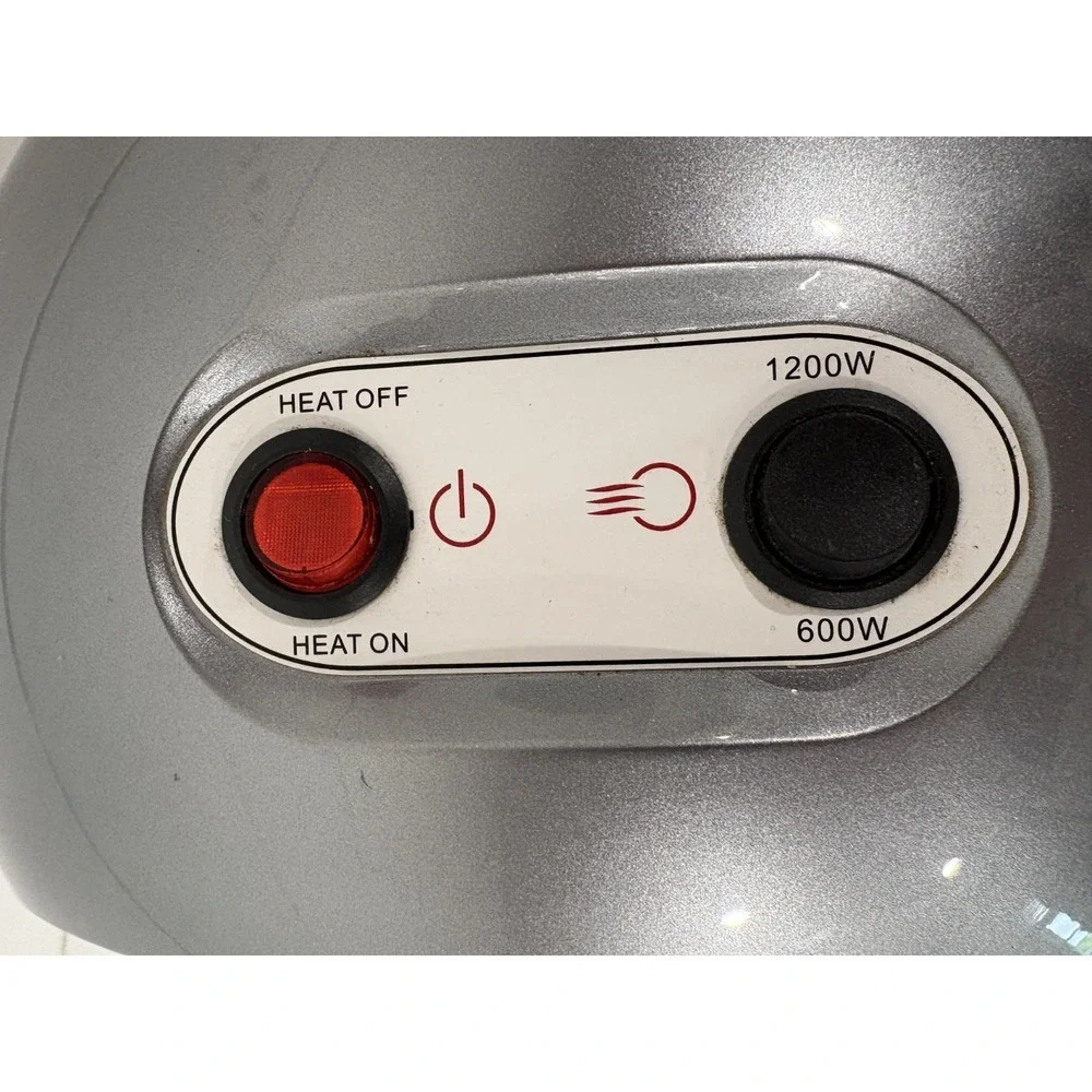NFL New England Patriots Helmet Infrared Space Heater 600W-1200W TESTED & WORKS!